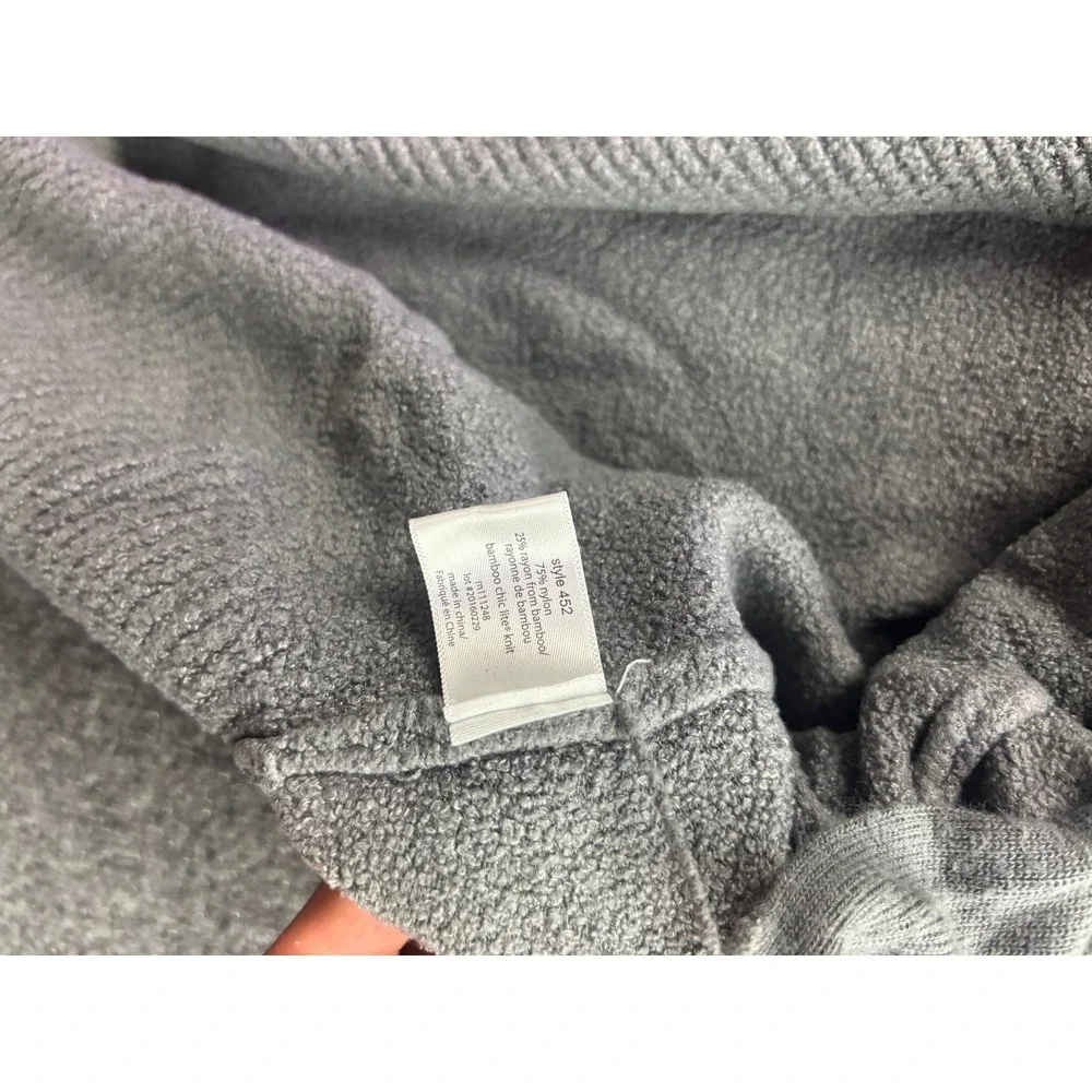 Barefoot Dreams Cardigan Women 1X Grey Shawl Collar Bamboo Chic Lite 452